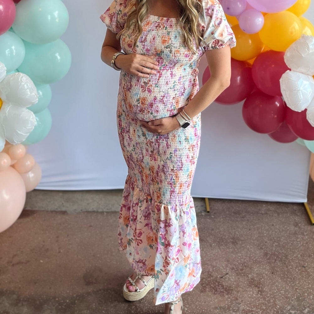 Floral Maternity Dress